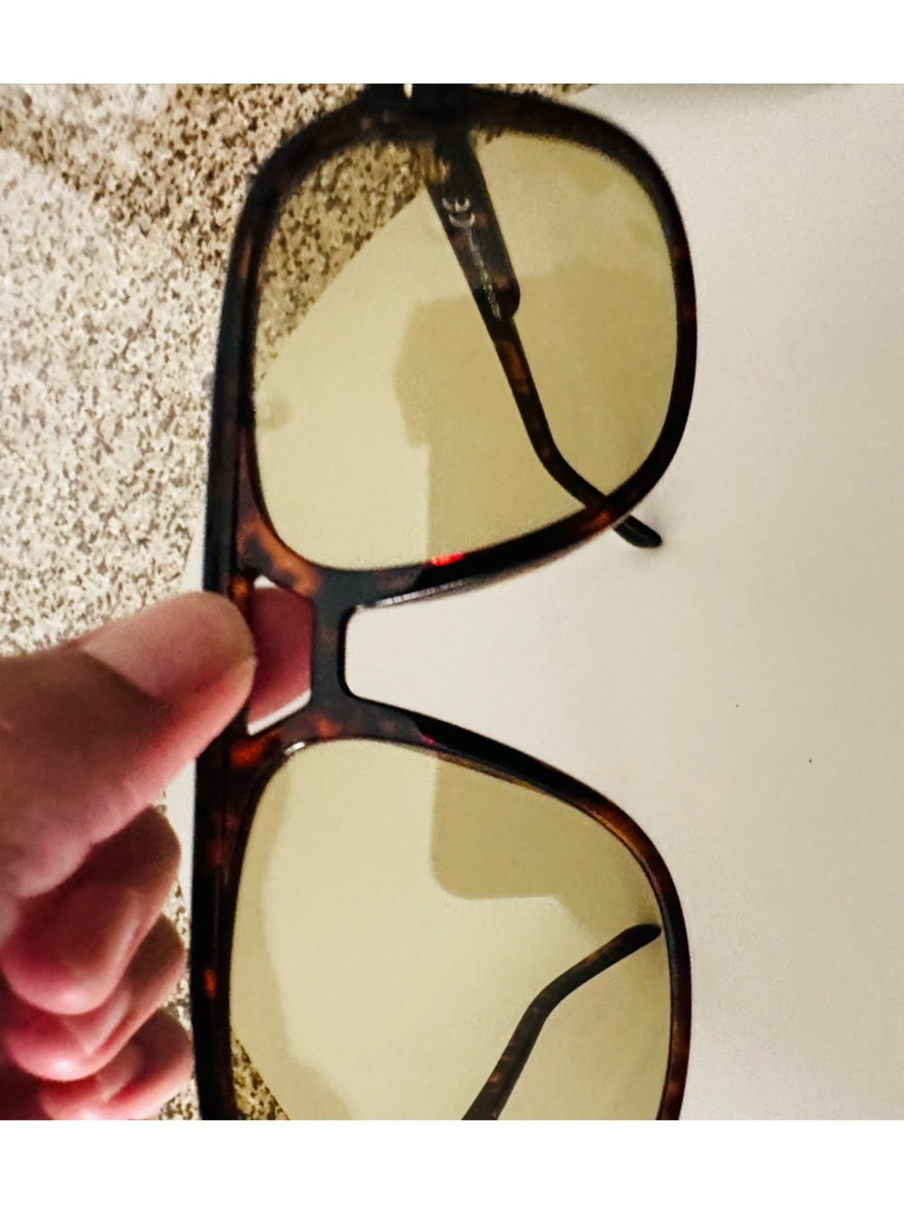 Tortoiseshell Aviator Sunglasses - Brown Lenses